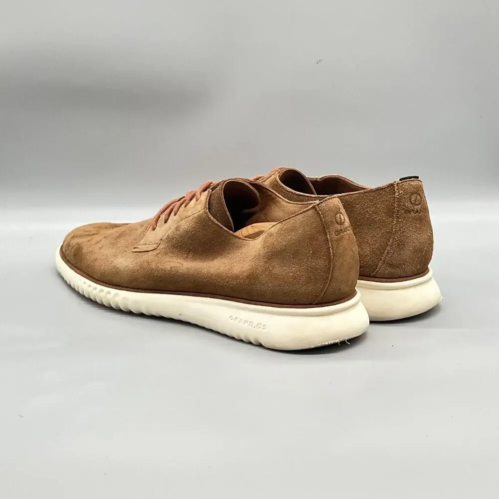 Cole Haan Shoes Mens 13 Brown Suede Grand OS Low Top Casual Sneakers Comfort